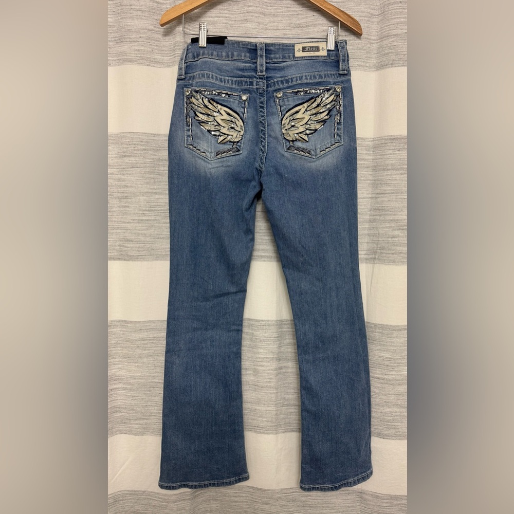 Fleur by Miss Me Mid-Rise Bootcut Jean ~NWT